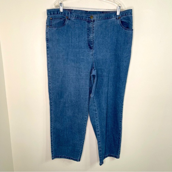 Ruby Rd. Classic Fit Straight-Leg Jeans in Size 22W - Picture 1 of 6